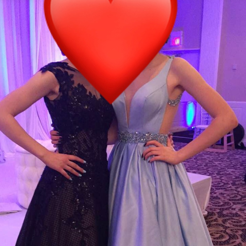 ANGELA AND ALISON BABY BLUE PROM DRESS (WORN ONCE)